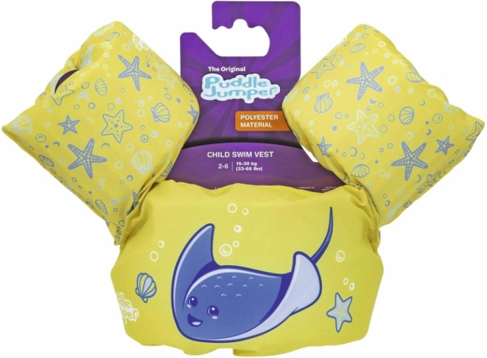 Chaleco salvavidas infantil con manguitos Raya, 2–6 años, 15–30 kg