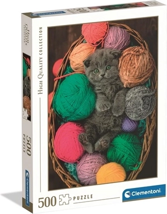 Puzzle Clementoni high quality 500 piezas – gatito peludo