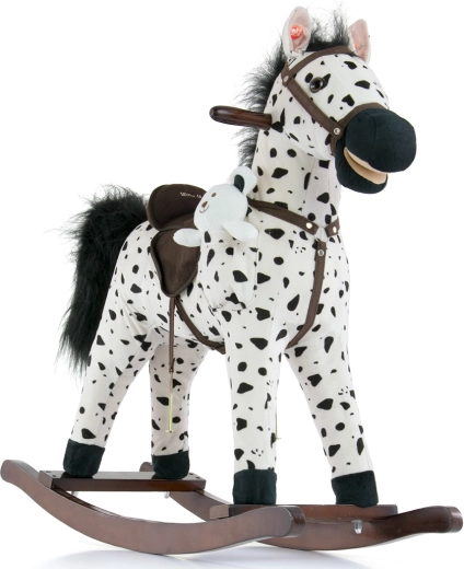 Milly Mally caballo balancín Mustang black dot