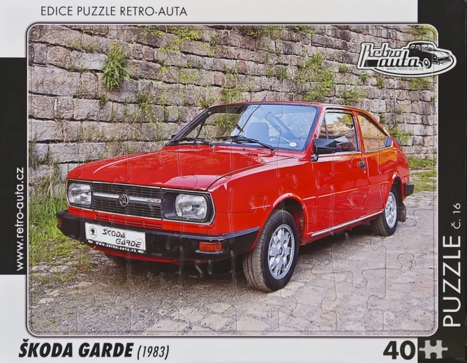 Puzle RETRO-AUTA Škoda Garde 40 piezas