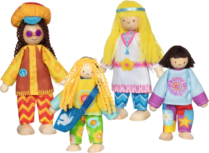Figuras flexibles Goki66 Love & Harmony family (4 uds.)