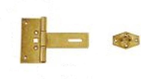 Bisagra de portón con cierre 150 × 100 × 2,0 mm