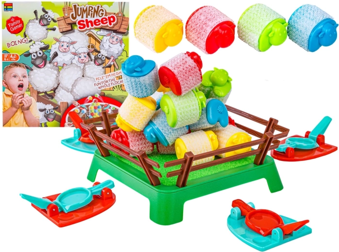 Juego de mesa familiar de habilidad Jumping Sheep (ovejas saltarinas)