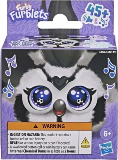 Furby Furblets Sports Goal-Ee juguete de peluche interactivo con clip