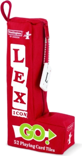 Juego de mesa LEX ICON GO – refrescante juego de palabras de bolsillo