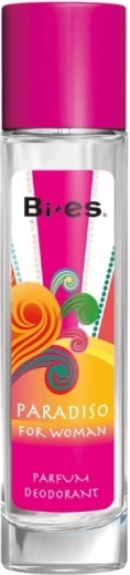 Desodorante femenino en frasco de vidrio BI-ES Paradiso 70 ml