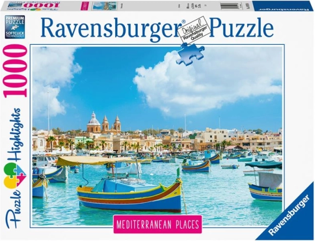Puzzle Ravensburger Mediterranean Malta 1000 piezas