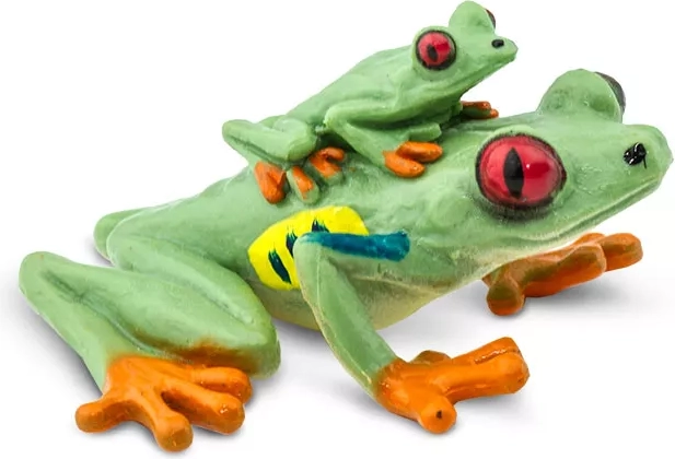 Safari Ltd. rana de ojos rojos (red-eyed tree frog) figura - 1 pieza