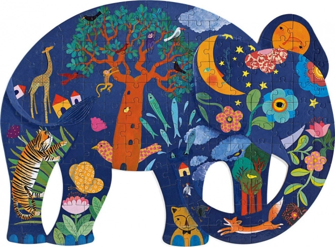 Puzzle DJECO elefante – 150 piezas