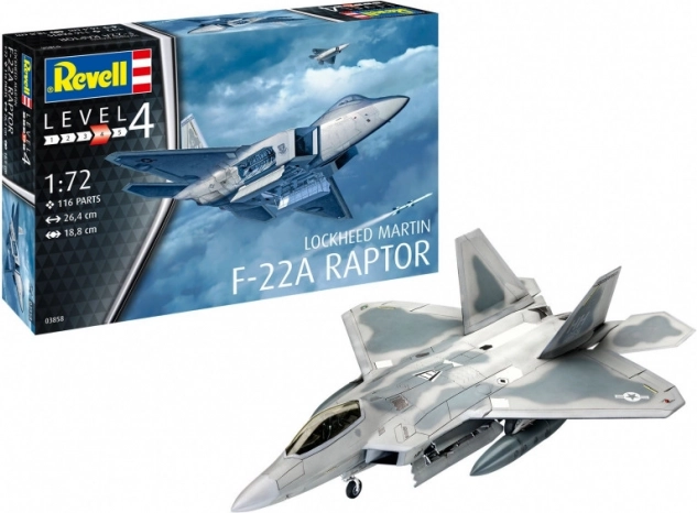 Modelo de plástico LOCKHEED MARTIN F‑22A Raptor