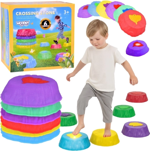 Piedras de equilibrio luminosas Woopie - 6 unidades