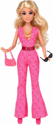 Conjunto rosa llamativo