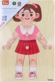 Puzzle de madera encajable – niña