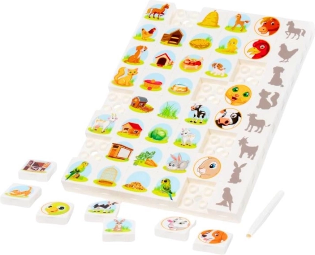 Juego de asociación de animales domésticos – 48 piezas