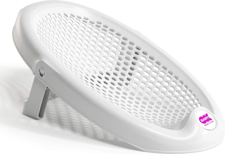 OK Baby hamaca plegable para bañera Jelly 0–8 meses blanca