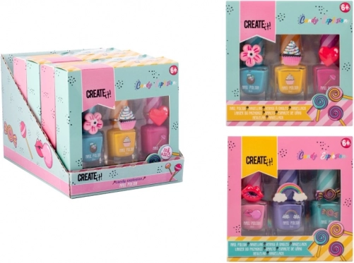 Set infantil de esmaltes de uñas con anillos CREATE IT!