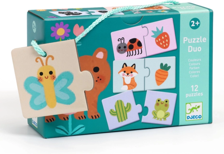 Djeco Eduludo Puzzle Duo – Colores