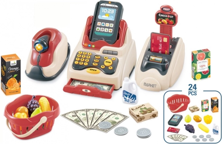 Set de compras para niños con sonidos y luces