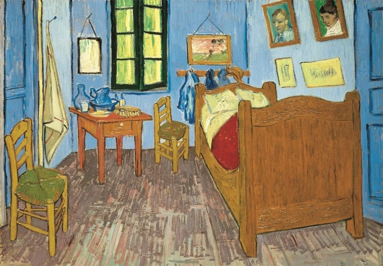 Puzzle CLEMENTONI Museum Collection: El dormitorio en Arlés, 1000 piezas