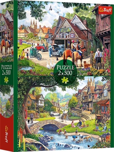 Puzzle 2×500 – Vida idílica