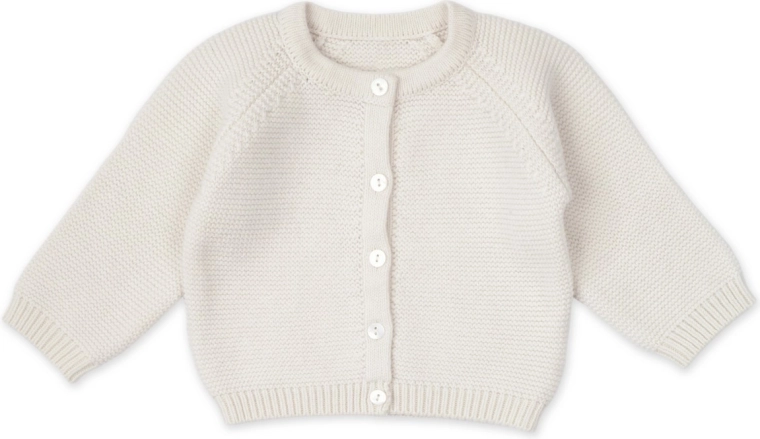 Jersey infantil de punto Lodger de merino color crema, talla 68