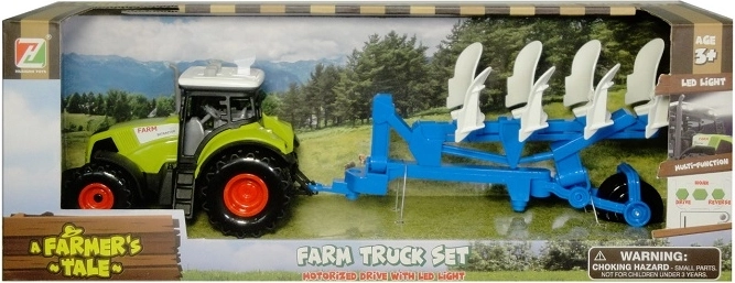 Tractor con remolque con luz y sonido