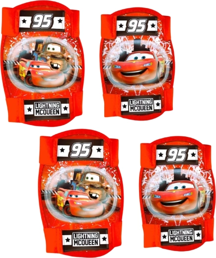 Set infantil de protectores de rodillas y codos Cars (4 uds)