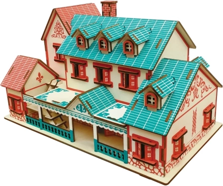 Woodcraft rompecabezas 3D de madera Villa Narat