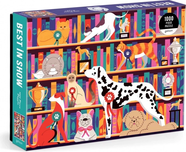Puzzle Mascotas en la exposición 1000 piezas