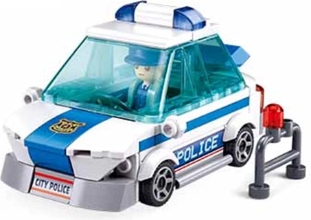 Sluban Metropolis patrulla de policía urbana, set de construcción