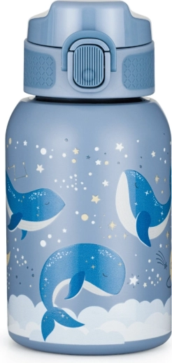 Petite&Mars termo de acero inoxidable con pajita 350 ml Whale Song
