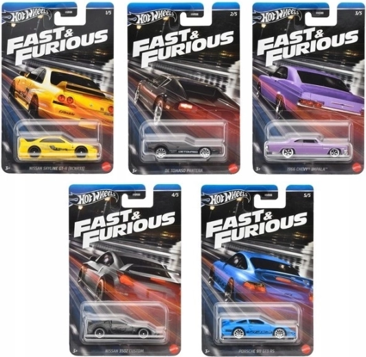 Hot Wheels Fast & Furious – coches de colección 1:64, surtido de modelos