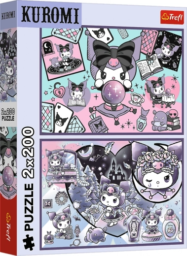 Puzzle KUROMI traviesa 2×200 piezas