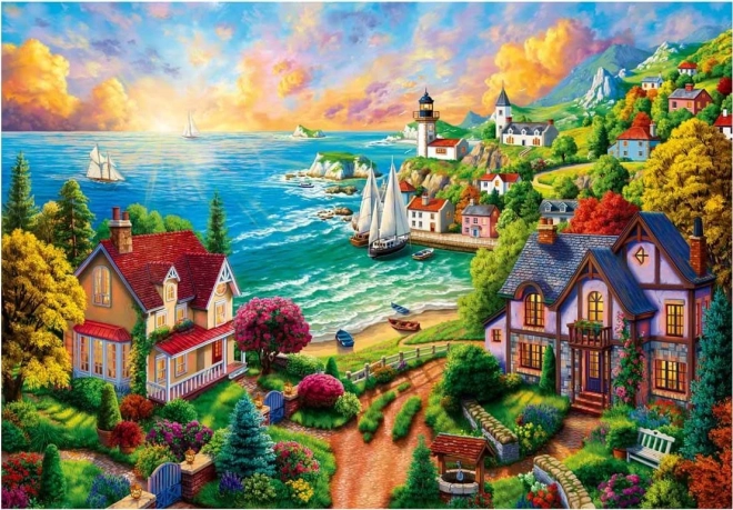 Puzzle Pueblecito junto al mar 260 piezas ANATOLIAN