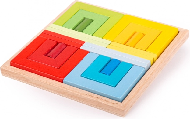 Formas apilables de madera BIGJIGS TOYS