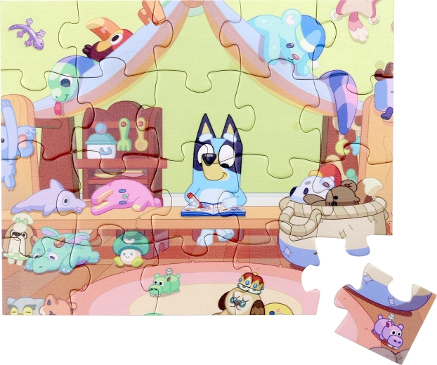 Puzle de madera Bluey – 20 piezas