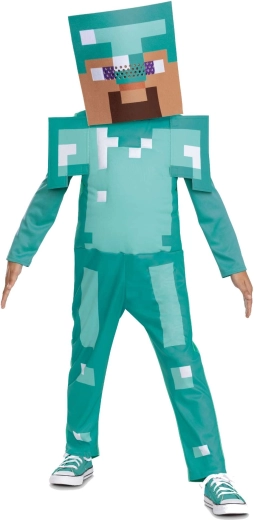 Armadura de diamante auténtica