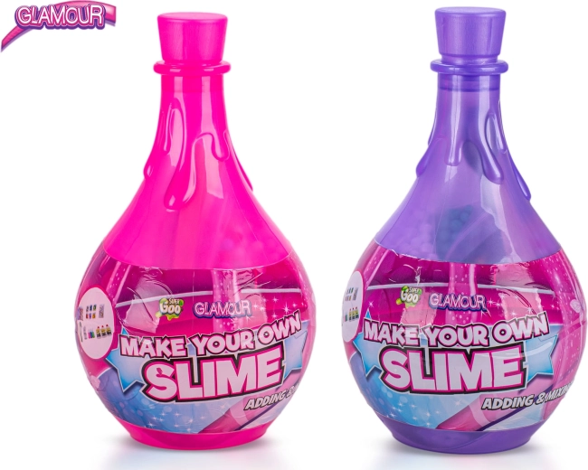 Glamour set para fabricar slime – rosa y azul