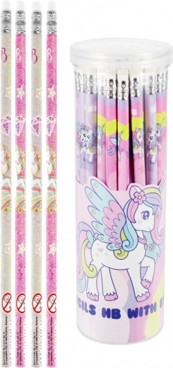Lápiz con goma Unicornio - 1 unidad