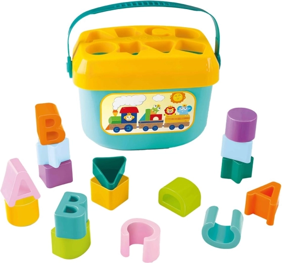 Cubo encajable BABY MIX para clasificar formas y letras
