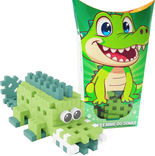 Set de construcción Mini Waffle Pocket Pets – cocodrilo