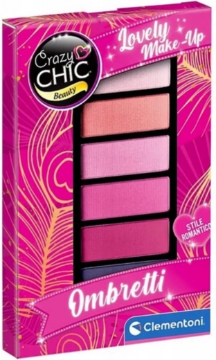 Clementoni Crazy Chic Pink Power paleta de sombras de ojos