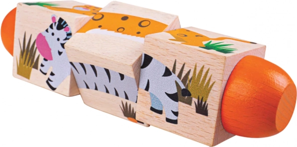 Bigjigs Toys cilindro motriz jungla