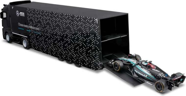 Remolque abatible para un transporte realista de F1