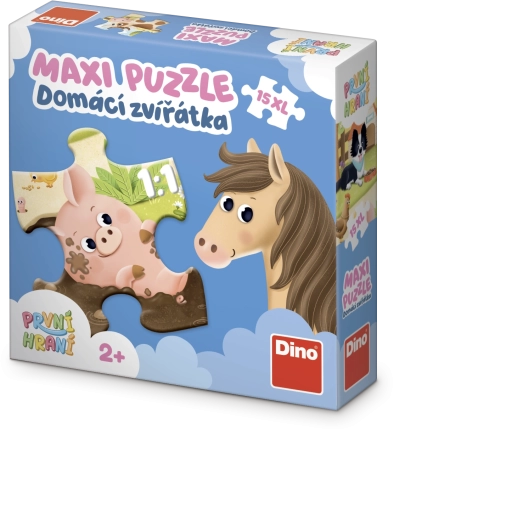 Puzzle Dino Animales domésticos XL, 15 piezas