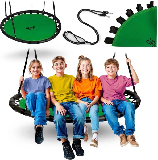 Columpio circular tipo “nido de cigüeña” NEO-SPORT Swingo 120 cm