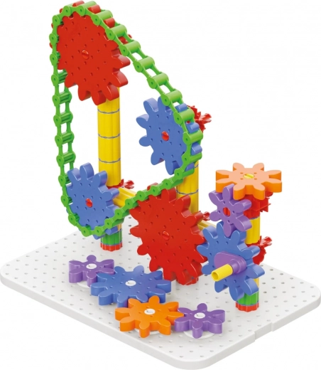 130 piezas de colores para construcciones 3D