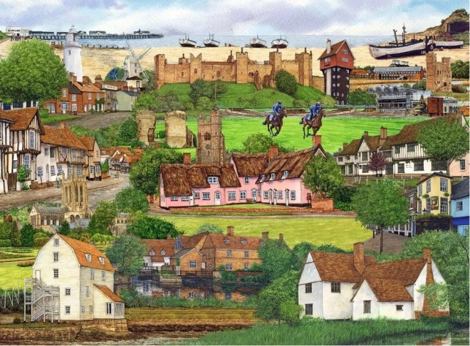 Puzzle Ravensburger «Escapada a Suffolk» 500 piezas