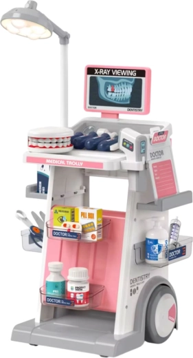 Clínica dental realista sobre ruedas