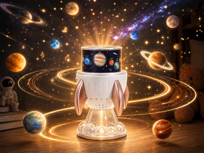 Proyección giratoria 360° para un efecto más vivo